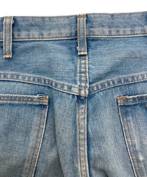 Wrangler（ラングラー）Wrangler (ラングラー) Ron Herman (ロンハーマン) 加工クロップドデニムパンツ インディゴ サイズ:SIZE Mの古着・服飾アイテム
