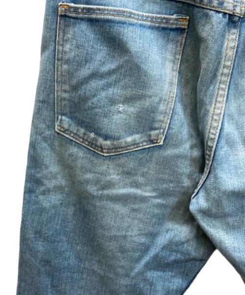 Wrangler（ラングラー）Wrangler (ラングラー) Ron Herman (ロンハーマン) 加工クロップドデニムパンツ インディゴ サイズ:SIZE Mの古着・服飾アイテム