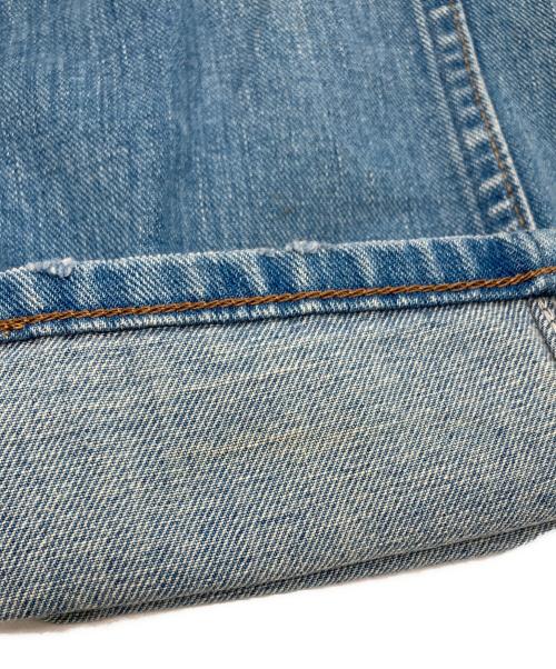 Wrangler（ラングラー）Wrangler (ラングラー) Ron Herman (ロンハーマン) 加工クロップドデニムパンツ インディゴ サイズ:SIZE Mの古着・服飾アイテム