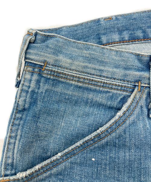 Wrangler（ラングラー）Wrangler (ラングラー) Ron Herman (ロンハーマン) 加工クロップドデニムパンツ インディゴ サイズ:SIZE Mの古着・服飾アイテム