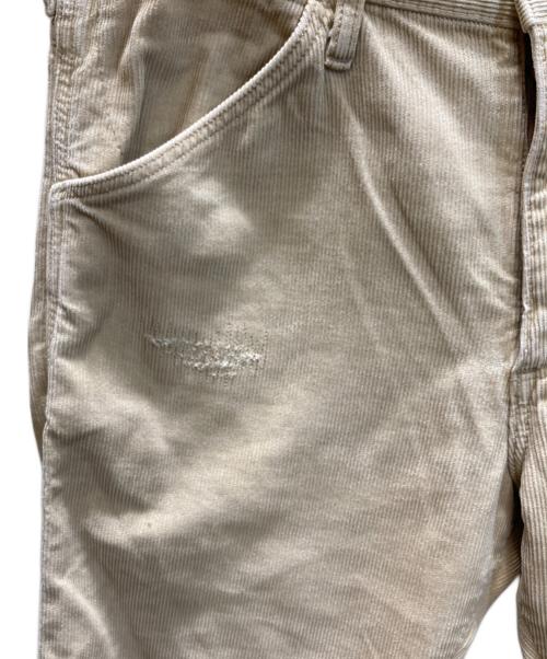 Wrangler（ラングラー）Wrangler (ラングラー) Ron Herman (ロンハーマン) 加工クロップドデニムパンツ ベージュ サイズ:SIZE Mの古着・服飾アイテム
