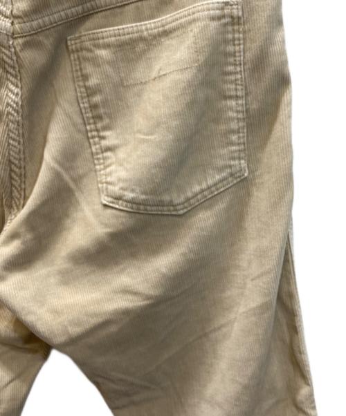 Wrangler（ラングラー）Wrangler (ラングラー) Ron Herman (ロンハーマン) 加工クロップドデニムパンツ ベージュ サイズ:SIZE Mの古着・服飾アイテム