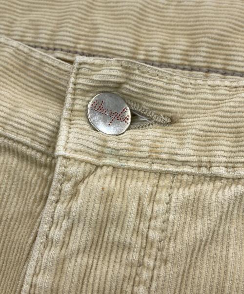 Wrangler（ラングラー）Wrangler (ラングラー) Ron Herman (ロンハーマン) 加工クロップドデニムパンツ ベージュ サイズ:SIZE Mの古着・服飾アイテム