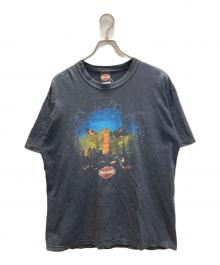 HARLEY-DAVIDSON（ハーレーダビッドソン）の古着「両面プリントTシャツ」｜ネイビー