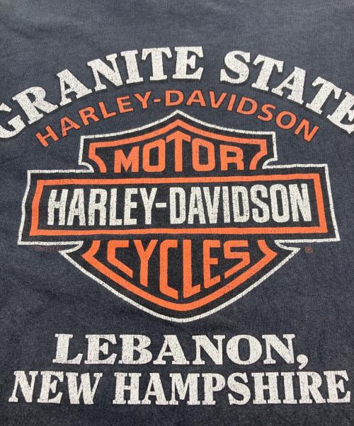 HARLEY-DAVIDSON（ハーレーダビッドソン）HARLEY-DAVIDSON (ハーレーダビッドソン) 両面プリントTシャツ ネイビー サイズ:SIZE Lの古着・服飾アイテム
