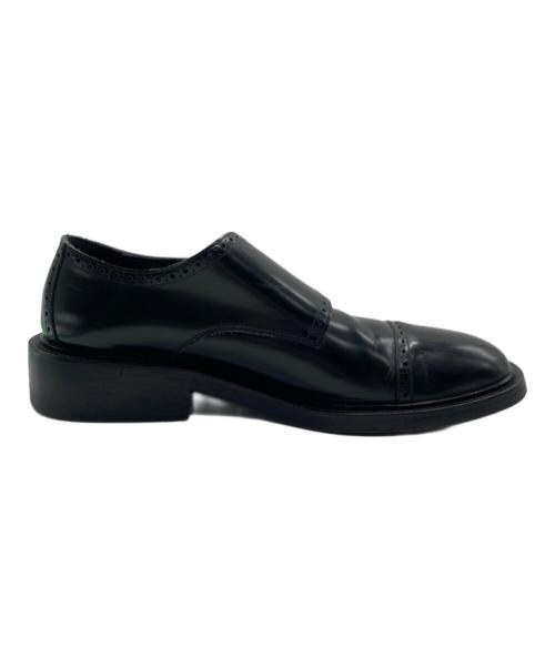 GUCCI（グッチ）GUCCI (グッチ) ダブルモンクシューズ ブラック サイズ:SIZE 40 1/2の古着・服飾アイテム