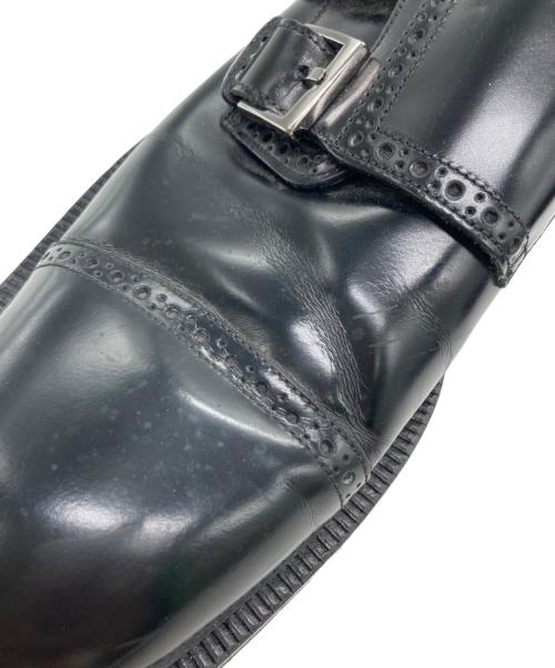 GUCCI（グッチ）GUCCI (グッチ) ダブルモンクシューズ ブラック サイズ:SIZE 40 1/2の古着・服飾アイテム