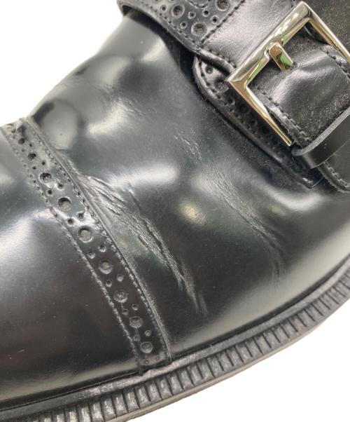 GUCCI（グッチ）GUCCI (グッチ) ダブルモンクシューズ ブラック サイズ:SIZE 40 1/2の古着・服飾アイテム