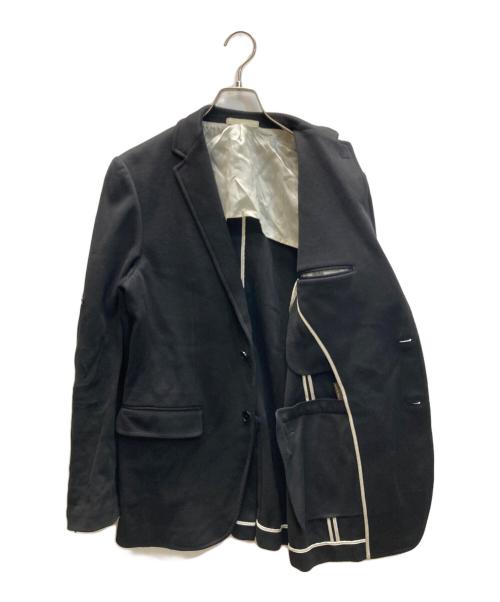 LOUIS VUITTON（ルイ ヴィトン）LOUIS VUITTON (ルイ ヴィトン) 鹿の子コットンテーラードジャケット ブラック サイズ:50の古着・服飾アイテム