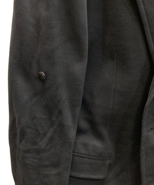 LOUIS VUITTON（ルイ ヴィトン）LOUIS VUITTON (ルイ ヴィトン) 鹿の子コットンテーラードジャケット ブラック サイズ:50の古着・服飾アイテム