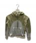 GREG LAUREN（グレッグローレン）の古着「アーミーテントドッキングフーディー」｜グレー×オリーブ