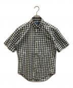 POLO RALPH LAURENポロ・ラルフローレン）の古着「ボタンダウンチェックシャツ」｜ホワイト×ブラック