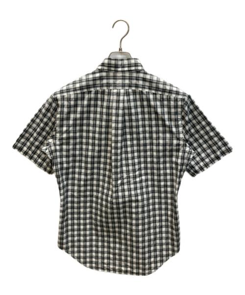 POLO RALPH LAUREN（ポロ・ラルフローレン）POLO RALPH LAUREN (ポロ・ラルフローレン) ボタンダウンチェックシャツ ホワイト×ブラック サイズ:Mの古着・服飾アイテム
