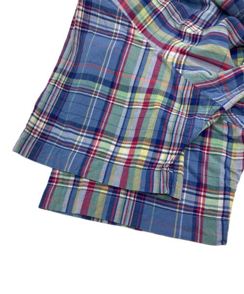 POLO RALPH LAUREN（ポロ・ラルフローレン）POLO RALPH LAUREN (ポロ・ラルフローレン) ボタンダウンチェックシャツ ブルー サイズ:Lの古着・服飾アイテム