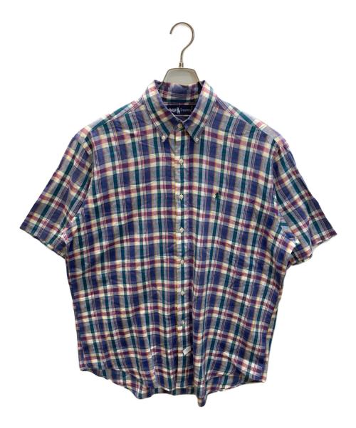 POLO RALPH LAUREN（ポロ・ラルフローレン）POLO RALPH LAUREN (ポロ・ラルフローレン) マドラスチェックシャツ マルチカラー サイズ:Lの古着・服飾アイテム