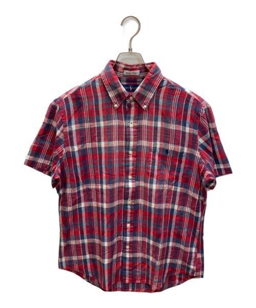POLO RALPH LAUREN（ポロ・ラルフローレン）POLO RALPH LAUREN (ポロ・ラルフローレン) マドラスチェックシャツ レッド サイズ:Mの古着・服飾アイテム