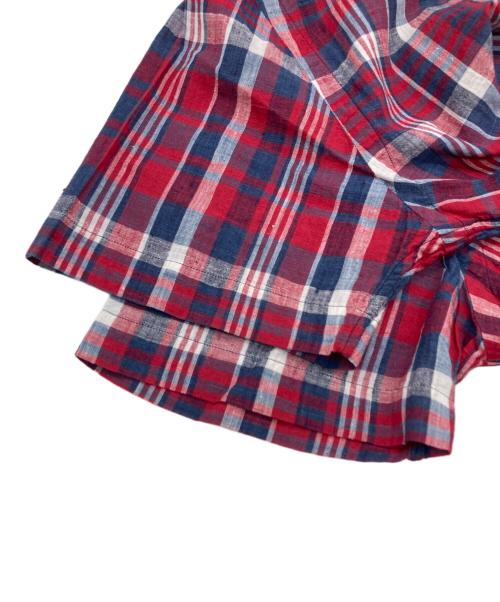 POLO RALPH LAUREN（ポロ・ラルフローレン）POLO RALPH LAUREN (ポロ・ラルフローレン) マドラスチェックシャツ レッド サイズ:Mの古着・服飾アイテム