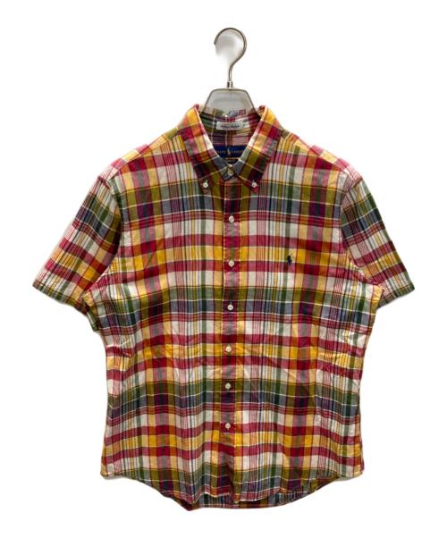 RALPH LAUREN（ラルフローレン）RALPH LAUREN (ラルフローレン) マドラスチェックシャツ レッド×イエロー サイズ:Lの古着・服飾アイテム