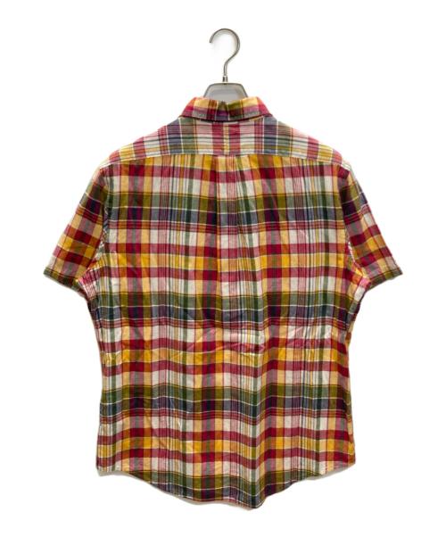 RALPH LAUREN（ラルフローレン）RALPH LAUREN (ラルフローレン) マドラスチェックシャツ レッド×イエロー サイズ:Lの古着・服飾アイテム