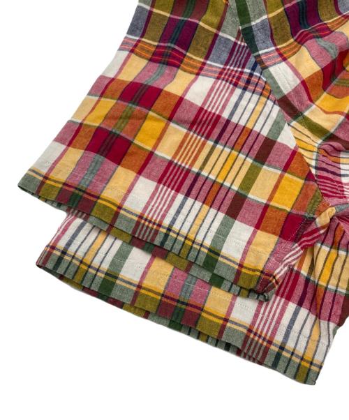 RALPH LAUREN（ラルフローレン）RALPH LAUREN (ラルフローレン) マドラスチェックシャツ レッド×イエロー サイズ:Lの古着・服飾アイテム
