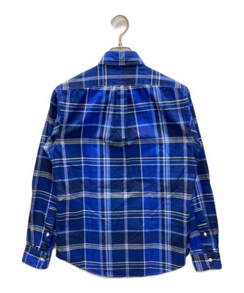 POLO RALPH LAUREN（ポロ・ラルフローレン）POLO RALPH LAUREN (ポロ・ラルフローレン) ボタンダウンチェックシャツ ブルー サイズ:XSの古着・服飾アイテム
