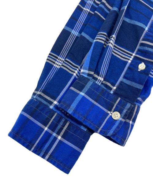 POLO RALPH LAUREN（ポロ・ラルフローレン）POLO RALPH LAUREN (ポロ・ラルフローレン) ボタンダウンチェックシャツ ブルー サイズ:XSの古着・服飾アイテム