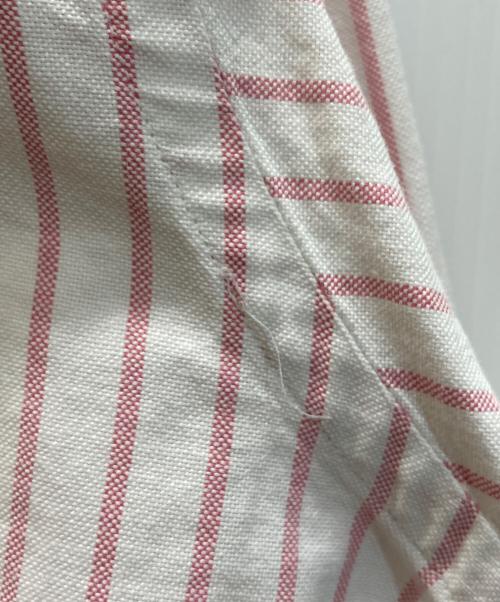 BROOKS BROTHERS（ブルックスブラザーズ）BROOKS BROTHERS (ブルックスブラザーズ) makers ボタンダウンストライプシャツ ホワイト×ピンク サイズ:SIZE 15 1/2-3の古着・服飾アイテム