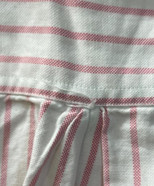 BROOKS BROTHERS（ブルックスブラザーズ）BROOKS BROTHERS (ブルックスブラザーズ) makers ボタンダウンストライプシャツ ホワイト×ピンク サイズ:SIZE 15 1/2-3の古着・服飾アイテム