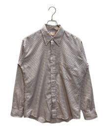 BROOKS BROTHERS（ブルックスブラザーズ）の古着「BROOKS GATE ボタンダウンチェックシャツ」｜ホワイト×レッド