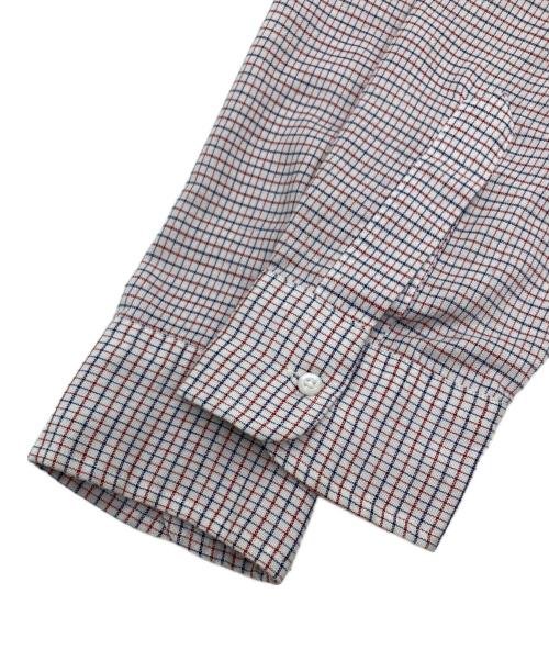 BROOKS BROTHERS（ブルックスブラザーズ）BROOKS BROTHERS (ブルックスブラザーズ) BROOKS GATE ボタンダウンチェックシャツ ホワイト×レッド サイズ:SIZE 16 1/2-35の古着・服飾アイテム