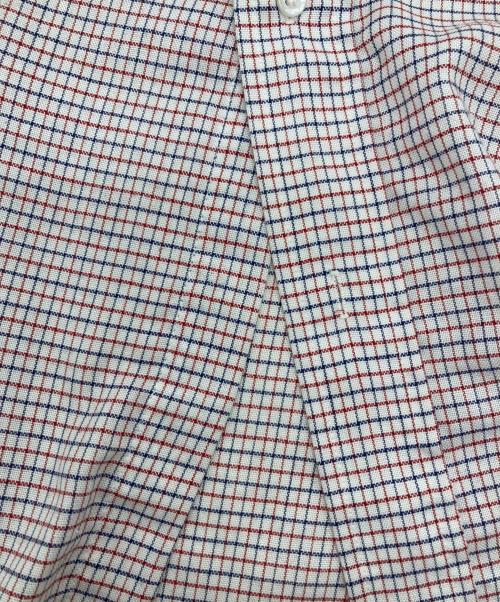 BROOKS BROTHERS（ブルックスブラザーズ）BROOKS BROTHERS (ブルックスブラザーズ) BROOKS GATE ボタンダウンチェックシャツ ホワイト×レッド サイズ:SIZE 16 1/2-35の古着・服飾アイテム