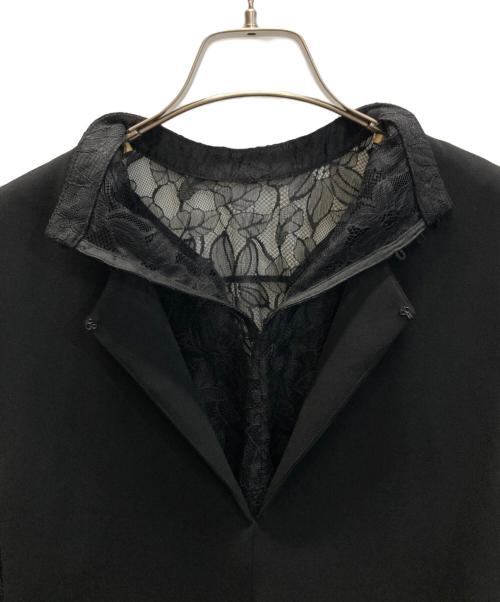 ANDRESD（アンドレスド）ANDRESD (アンドレスド) BELL SLEEVE SLIT DRESS ブラック サイズ:Mの古着・服飾アイテム