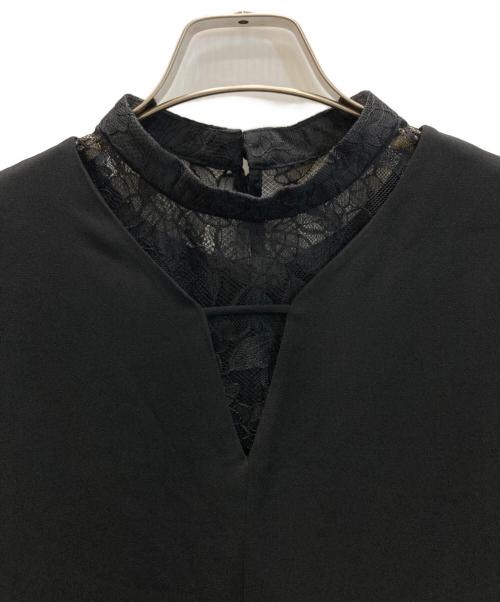 ANDRESD（アンドレスド）ANDRESD (アンドレスド) BELL SLEEVE SLIT DRESS ブラック サイズ:Mの古着・服飾アイテム