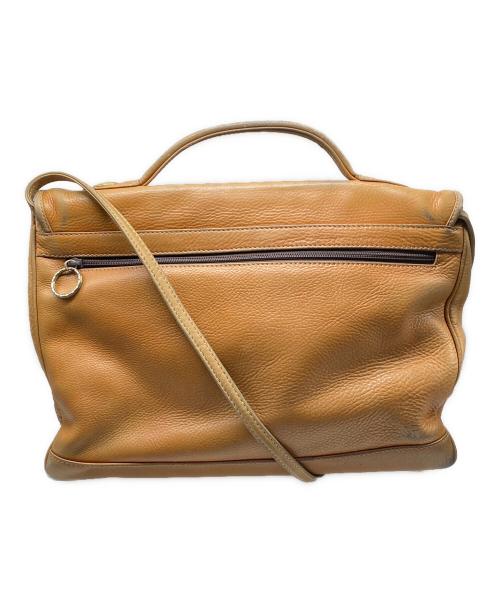enrique loewe knappe（エンリケロエベナッペ）enrique loewe knappe (エンリケロエベナッペ) レザーショルダーバッグ ブラウンの古着・服飾アイテム
