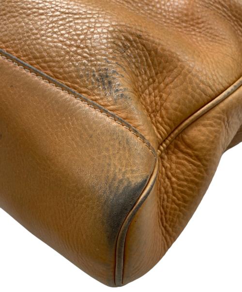 enrique loewe knappe（エンリケロエベナッペ）enrique loewe knappe (エンリケロエベナッペ) レザーショルダーバッグ ブラウンの古着・服飾アイテム