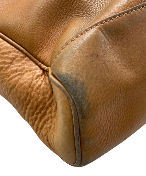 enrique loewe knappe（エンリケロエベナッペ）enrique loewe knappe (エンリケロエベナッペ) レザーショルダーバッグ ブラウンの古着・服飾アイテム