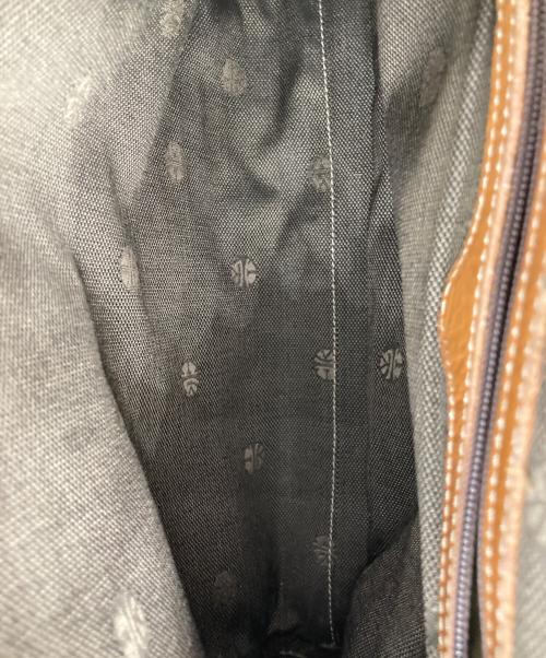 enrique loewe knappe（エンリケロエベナッペ）enrique loewe knappe (エンリケロエベナッペ) レザーショルダーバッグ ブラウンの古着・服飾アイテム
