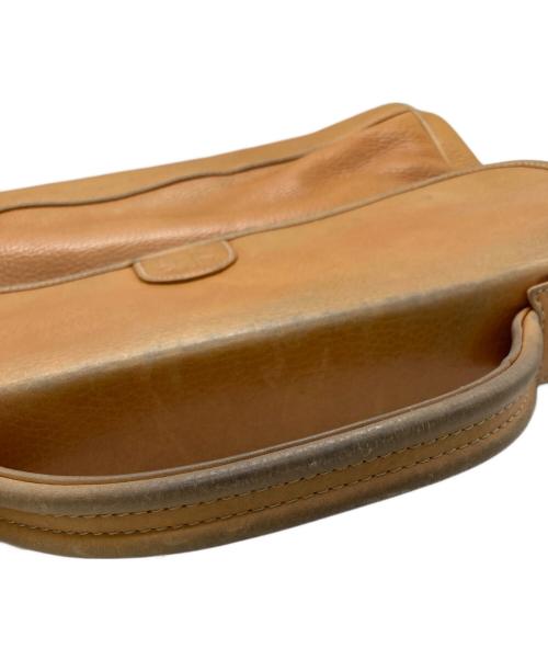 enrique loewe knappe（エンリケロエベナッペ）enrique loewe knappe (エンリケロエベナッペ) レザーショルダーバッグ ブラウンの古着・服飾アイテム