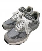 NEW BALANCEニューバランス）の古着「993 ローカットスニーカー」｜グレー
