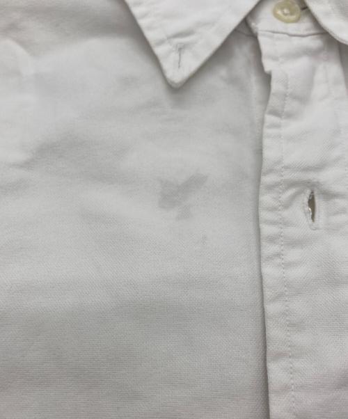 RALPH LAUREN（ラルフローレン）RALPH LAUREN (ラルフローレン) 半袖ボタンダウンシャツ ホワイト サイズ:SIZE Lの古着・服飾アイテム