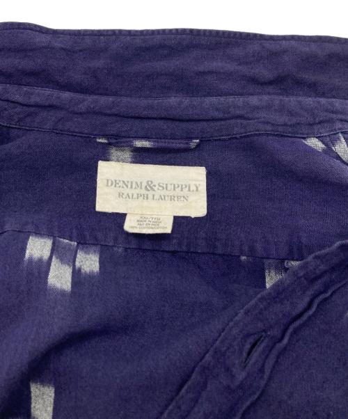 Denim & Supply Ralph Lauren（デニム＆サプライ ラルフローレン）Denim & Supply Ralph Lauren (デニム＆サプライ ラルフローレン) 幾何学柄シャツ ネイビー×グレー サイズ:XXLの古着・服飾アイテム
