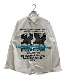 TAGS WKGPTY（タグスワーキングパーティー）の古着「HOMERANDINER TABLE Shirt」｜ホワイト