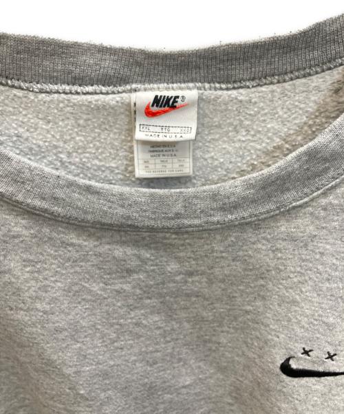 NIKE（ナイキ）NIKE (ナイキ) 90s クルーネックスウェット グレー サイズ:XXLの古着・服飾アイテム