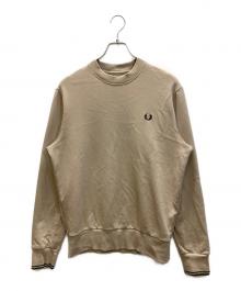 FRED PERRY（フレッドペリー）の古着「クルーネックスウェット」｜ベージュ