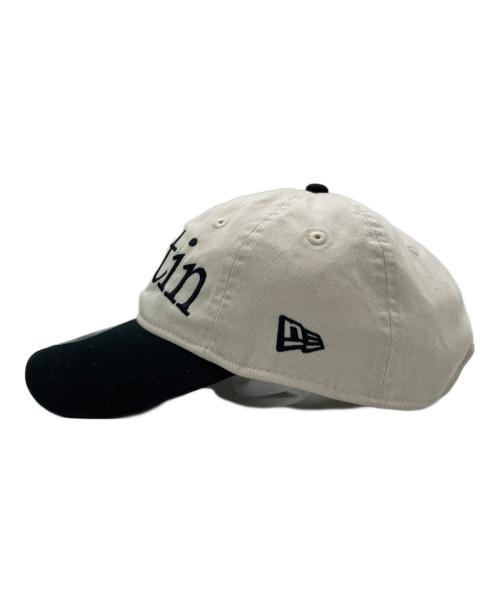 martin kim（マーティンキム）Martin Kim (マーティンキム) New Era (ニューエラ) ロゴキャップ ベージュ×ブラックの古着・服飾アイテム