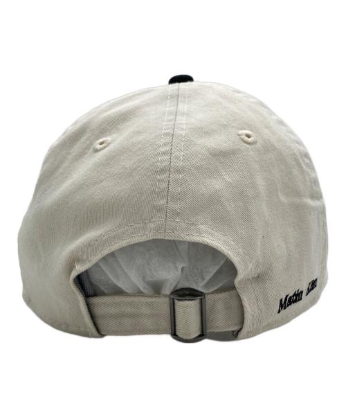 martin kim（マーティンキム）Martin Kim (マーティンキム) New Era (ニューエラ) ロゴキャップ ベージュ×ブラックの古着・服飾アイテム