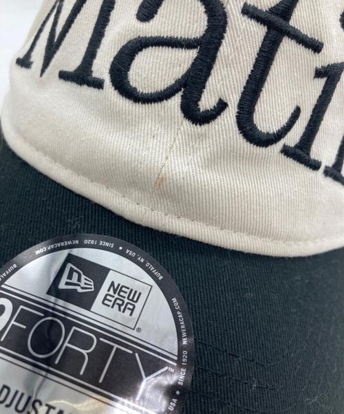 martin kim（マーティンキム）Martin Kim (マーティンキム) New Era (ニューエラ) ロゴキャップ ベージュ×ブラックの古着・服飾アイテム