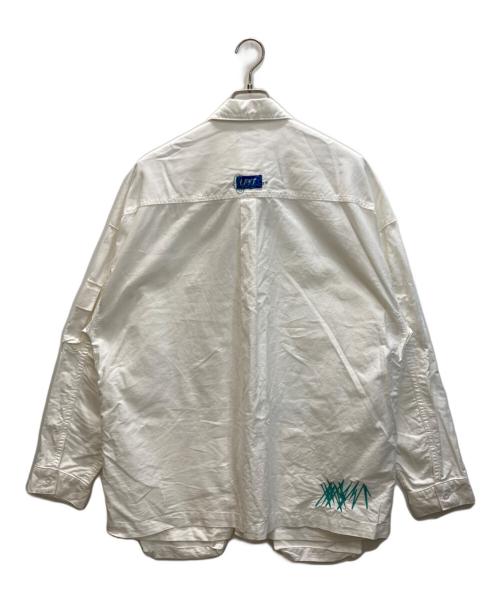 LFYT（エルエフワイティー）LFYT (エルエフワイティー) LAKH (ラク) L/S Ten Pocket Oxford ジャケット ホワイト サイズ:Lの古着・服飾アイテム