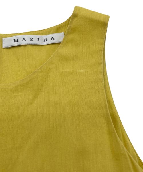 MARIHA（マリハ）MARIHA (マリハ) ノースリーブワンピース イエロー サイズ:表記なしの古着・服飾アイテム