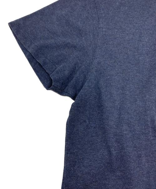 MORGANO（モルガーノ）MORGANO (モルガーノ) BEAMS F (ビームスエフ) Cotton Kanoko Polo Shirt カノコポロシャツ ネイビー サイズ:50の古着・服飾アイテム